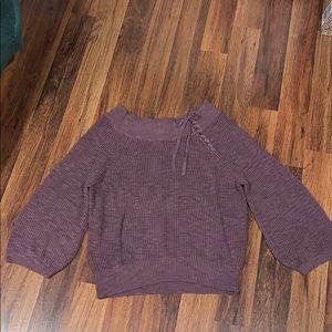 Purple sweater